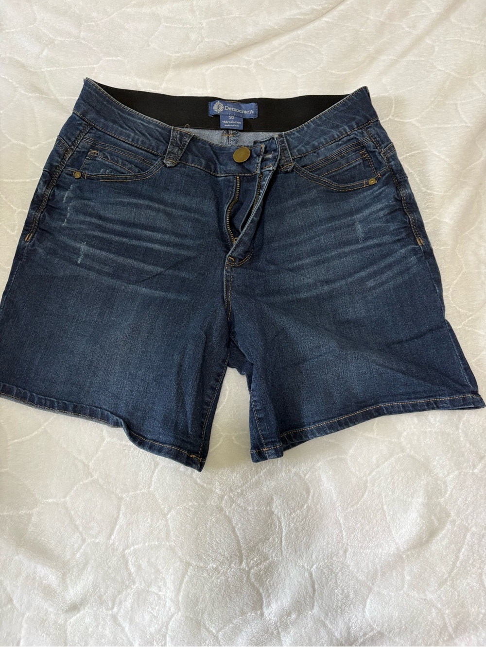 Democracy Dark Indigo Denim Shorts